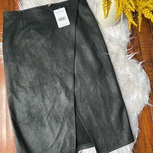 Free people suede skirt